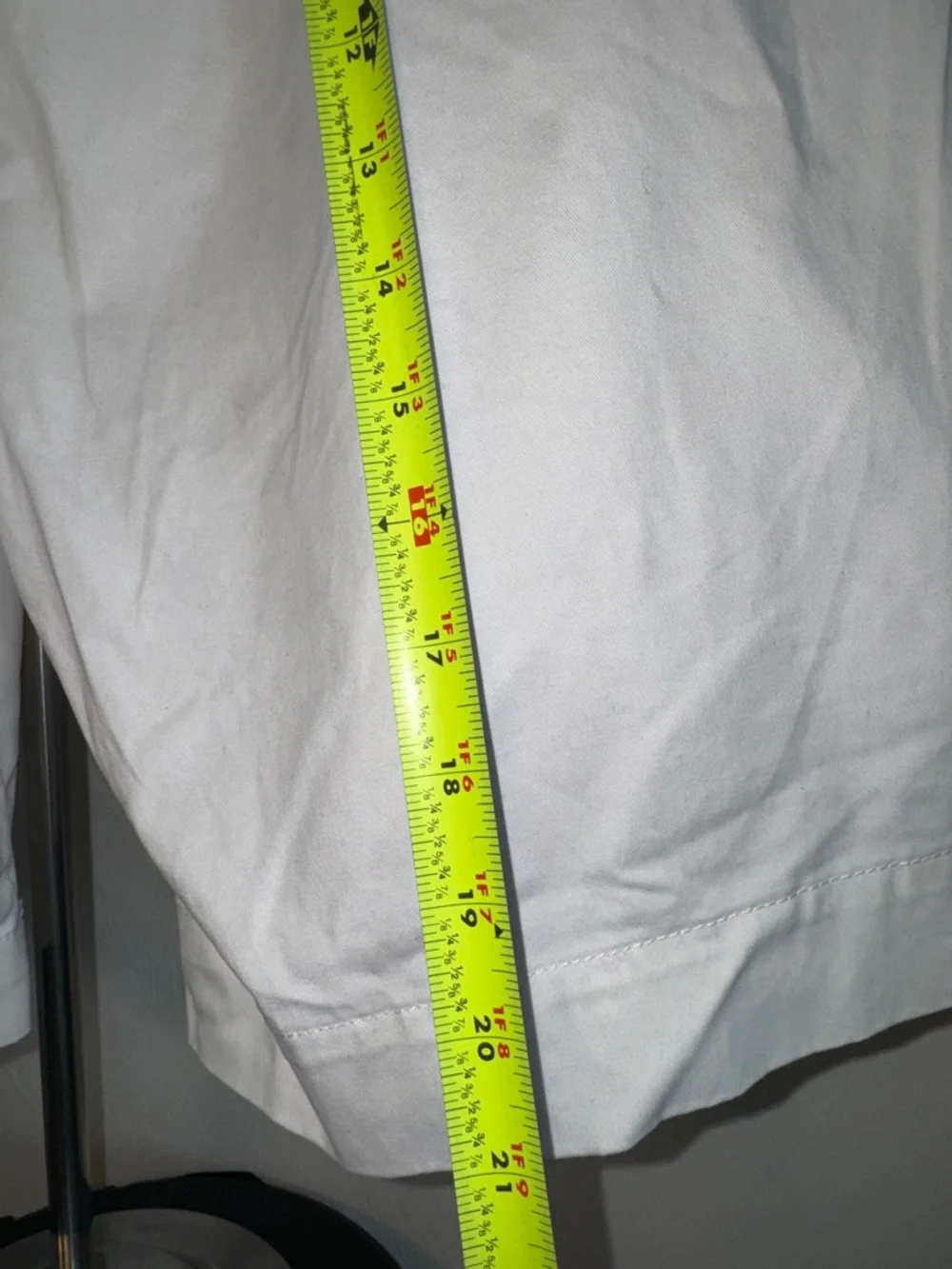 Polo by Ralph Lauren White Flat Front Chino Shorts